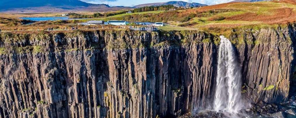 Kilt Rock by Helicopter