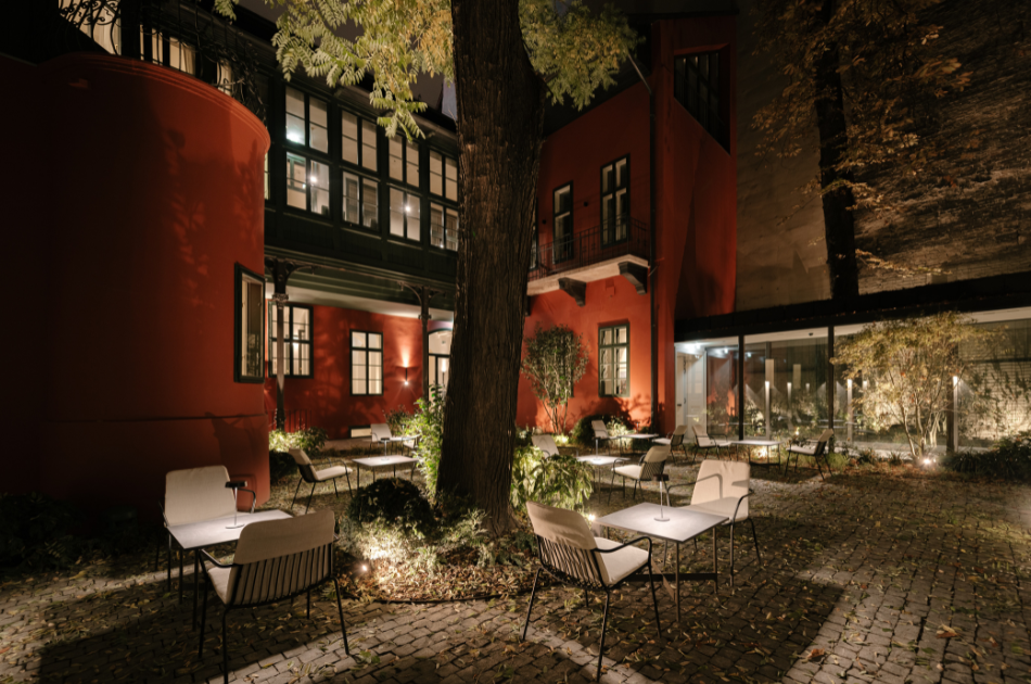 BoHo Hotel Budapest coutryard