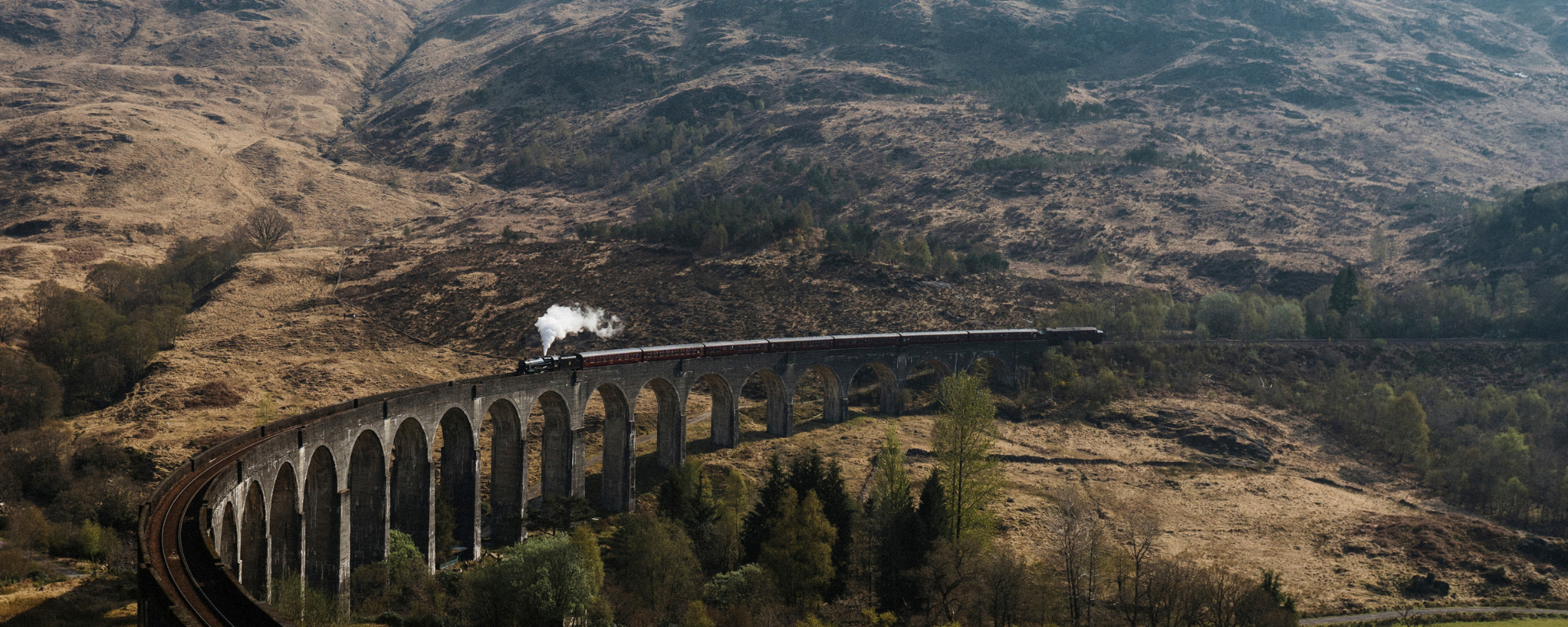 filming locations in scotland - Glenfinnan Viaduct