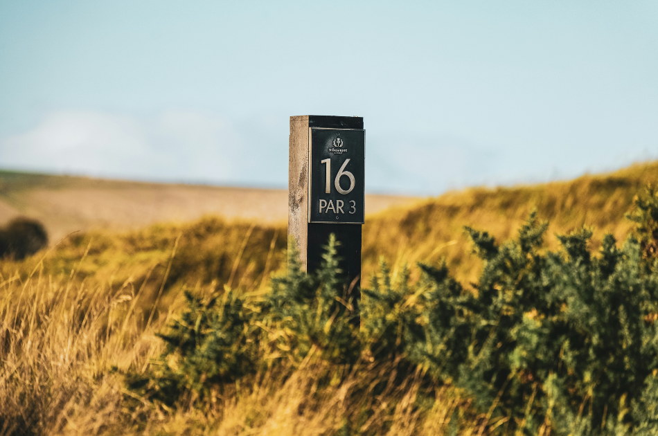 Golf course in Scotland
